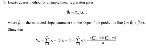 sxx.|Sxx in linear regression